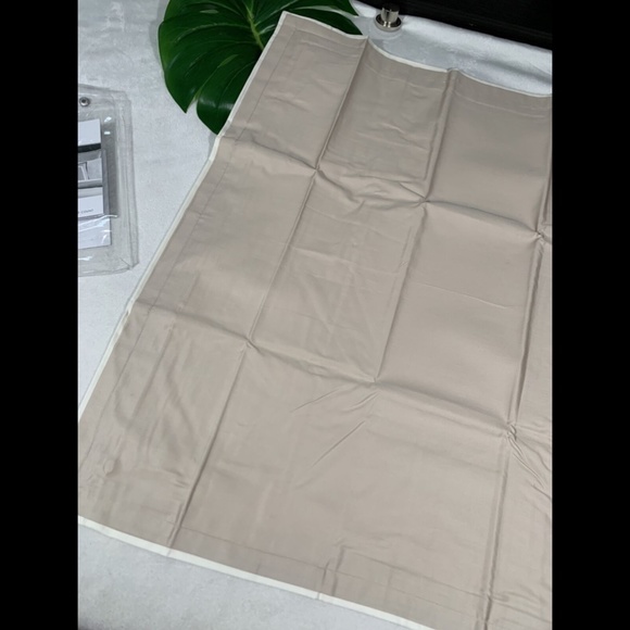 NIB Hotel Collection Contrast Flange (1) European Sham in 2 Tone Pear - Picture 5 of 12